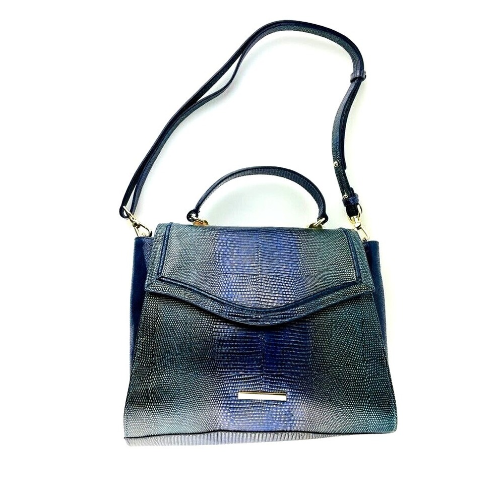 Brahmin‎ Ingrid Flap Satchel Single Top Handle Bag w/ Detachable Strap NWOT